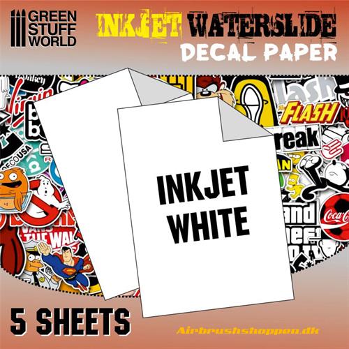 Waterslide Decals - Inkjet White, lave selv decals